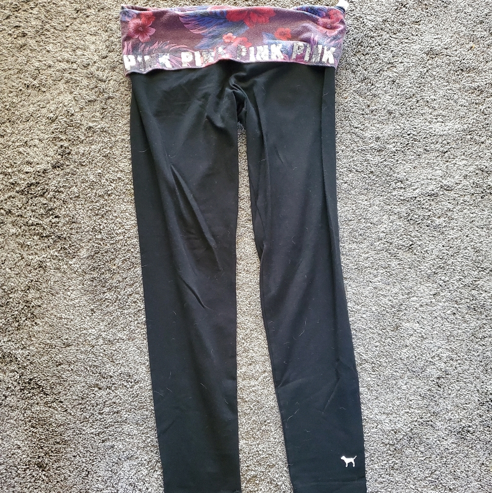 Victoria's Secret PINK Bling Yoga leggings